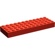 Lego kostka (kostička) 4x12, červená (420221, 4140752)